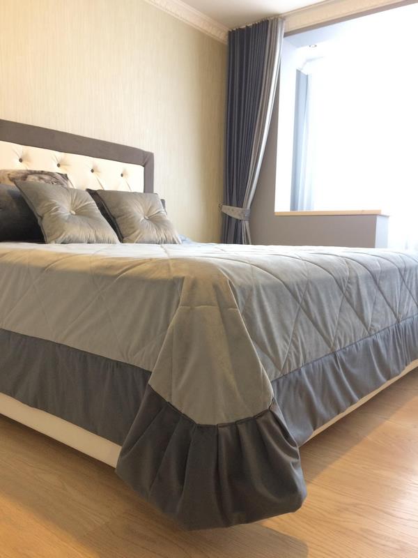 Текстильное оформление спальни в современном стиле